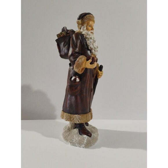 Tree Top Nursery Figurine Santa With Cane &  Package - Picture 10 of 16